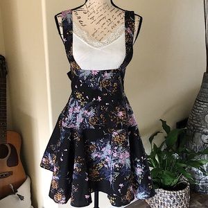 Free People Floral Jumper Dress